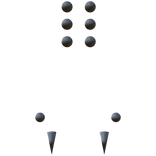 Angel Bites + Triple Erl Piercing Set In Silver