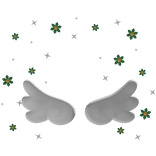 Angel Wings and Green Dasies Aura