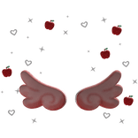 Angel Wings with Apples Hearts Aura