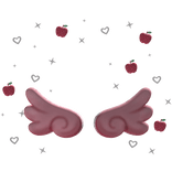 Angel Wings with Apples Hearts Aura