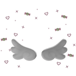 Angel Wings with Candy Hearts Aura