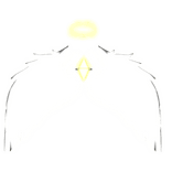 Angel Wings with moving halo