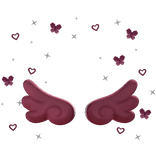 Angel Wings with Pink Butterfly Aura