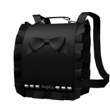  ♡ : angelic black ruffled jirai kei backpack 1.0