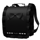  ♡ : angelic black ruffled jirai kei backpack 3.0