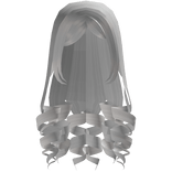 ♡  angelic cute long curls in white