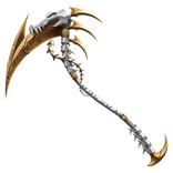 Angelic White Bone Scythe