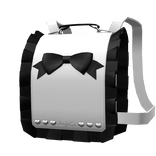  ♡ : angelic white ruffled jirai kei backpack 1.0