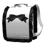  ♡ : angelic white ruffled jirai kei backpack 3.0