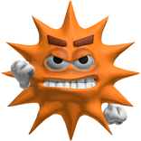 Angry Sun Shoulder Pal