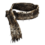 Animal Print Ratty Grunge Neck Scarf