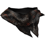 Animal Printed Distressed Neck Scarf