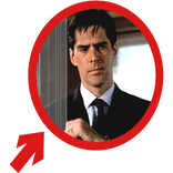 (Animated) Aaron Hotchner - CM Pointing Arrow Meme