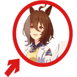 (Animated) Agnes Tachyon Pointing Circle Meme