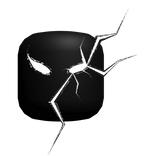 [Animated] Black Fractured Demon Gaze Mask