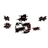 [ANIMATED] GLITCHED BODY SET RED BINARY CORRUPTED