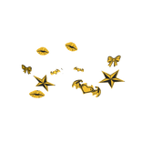 [Animated] Golden Emo Girl Charm Aura