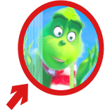 (Animated) Grinch Pointing Red Circle Meme