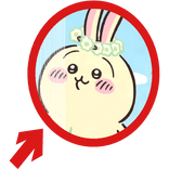 (Animated) Hachiware Pointing Arrow Meme Chiikawa