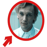 (Animated) Henry 1 Stranger Things Pointing Arrow 