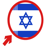 (Animated) Jewish Flag Pointing Circle Meme