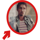 (Animated) Klaus Pointing Arrow Circle Meme