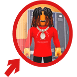 (Animated) Lil Jeff Pointing Arrow Circle Meme