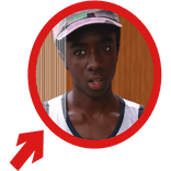 (Animated) Lucas Pointing Arrow Circle Meme