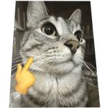 Animated Mewing Cat Meme Cape