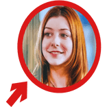 (Animated) Michelle American Pie Pointing Arrow