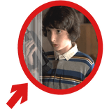 (Animated) Mike Wheeler Pointing Arrow Meme