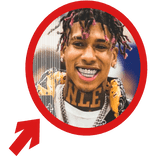 (Animated) NLE Choppa Pointing Arrow Meme Circle