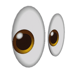 *ANIMATED* Noticing Eyes Emoji