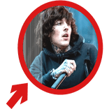 (Animated) Oli Sykes - BMTH Pointing Arrow Meme