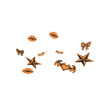 [Animated] orange Emo Girl Charm Aura