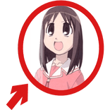 (Animated) Osaka Kasuga Pointing Arrow Circle Meme