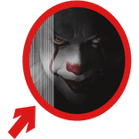 (Animated) Pennywise "IT" Pointing Arrow Meme