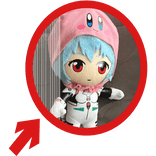 (Animated) Rei Chiquita Pointing Arrow Circle Meme