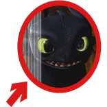 (Animated) Toothless Pointing Red Circle Meme