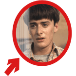 (Animated) Will Stranger Things Pointing Arrow