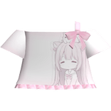 cute pink anime catgirl tshirt