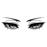Anime Eyes Grey