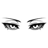 Anime Eyes White