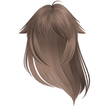 Anime Flowy Hair (Milktea Brown)