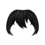 Anime Hair Bangs (Black)