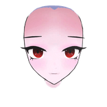 anime head red