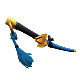 Anime Katana with Tassel - Blue