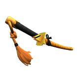 Anime Katana with Tassel - Orange