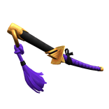 Anime Katana with Tassel - Purple