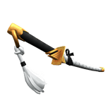 Anime Katana with Tassel - White